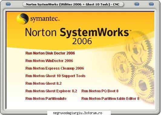 inside: 

norton disk doctor 2006 

norton windoctor 2006 

norton express cleanup 2006 

norton